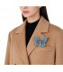 XSB251 - Elegant Diamond-Encrusted Butterfly Brooch